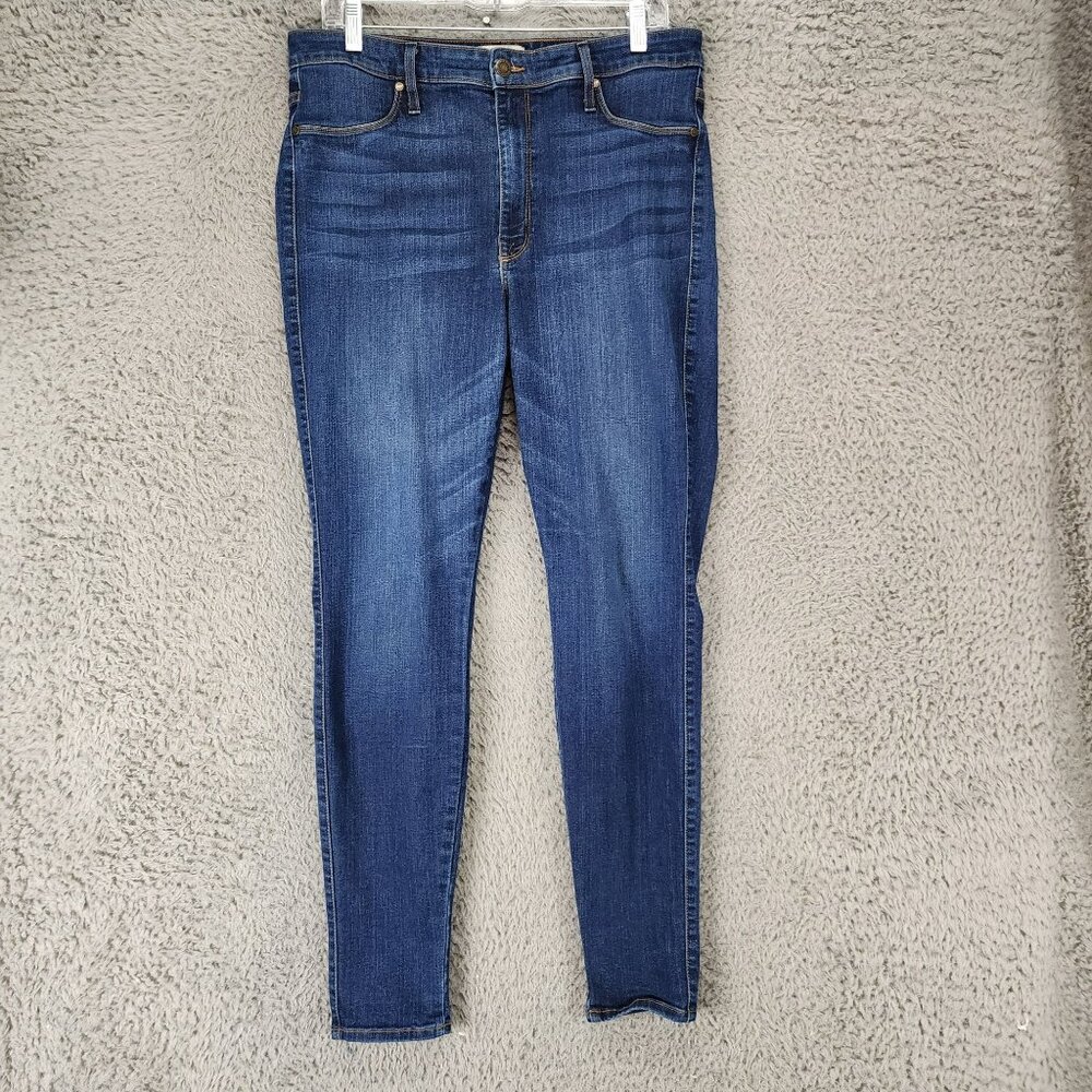 Cookie Johnson Jeans Womens 32 Dark Wash Stretch High Rise Jeggings Leggings